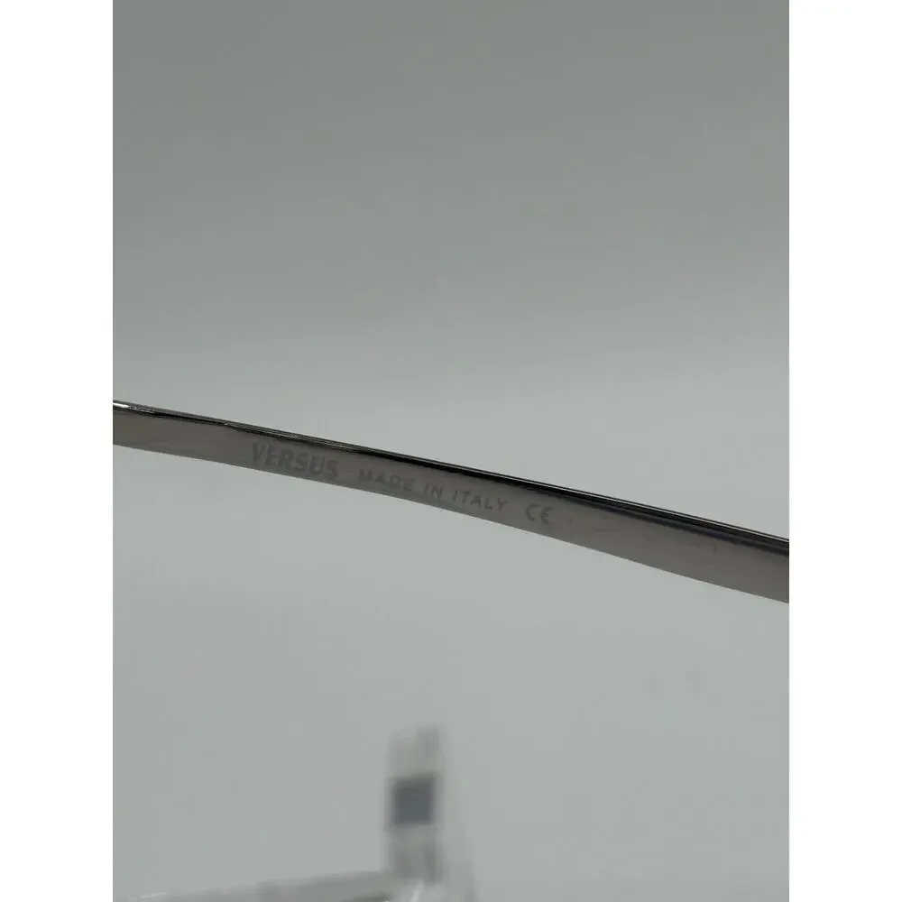 Versus Sunglasses Rectangular Black Gray Lenses Unisex 53mm